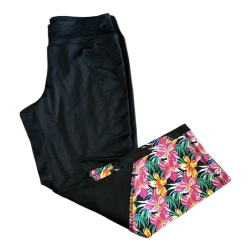 Zone pro Hawaiian flower leggings - Picture 2 of 9